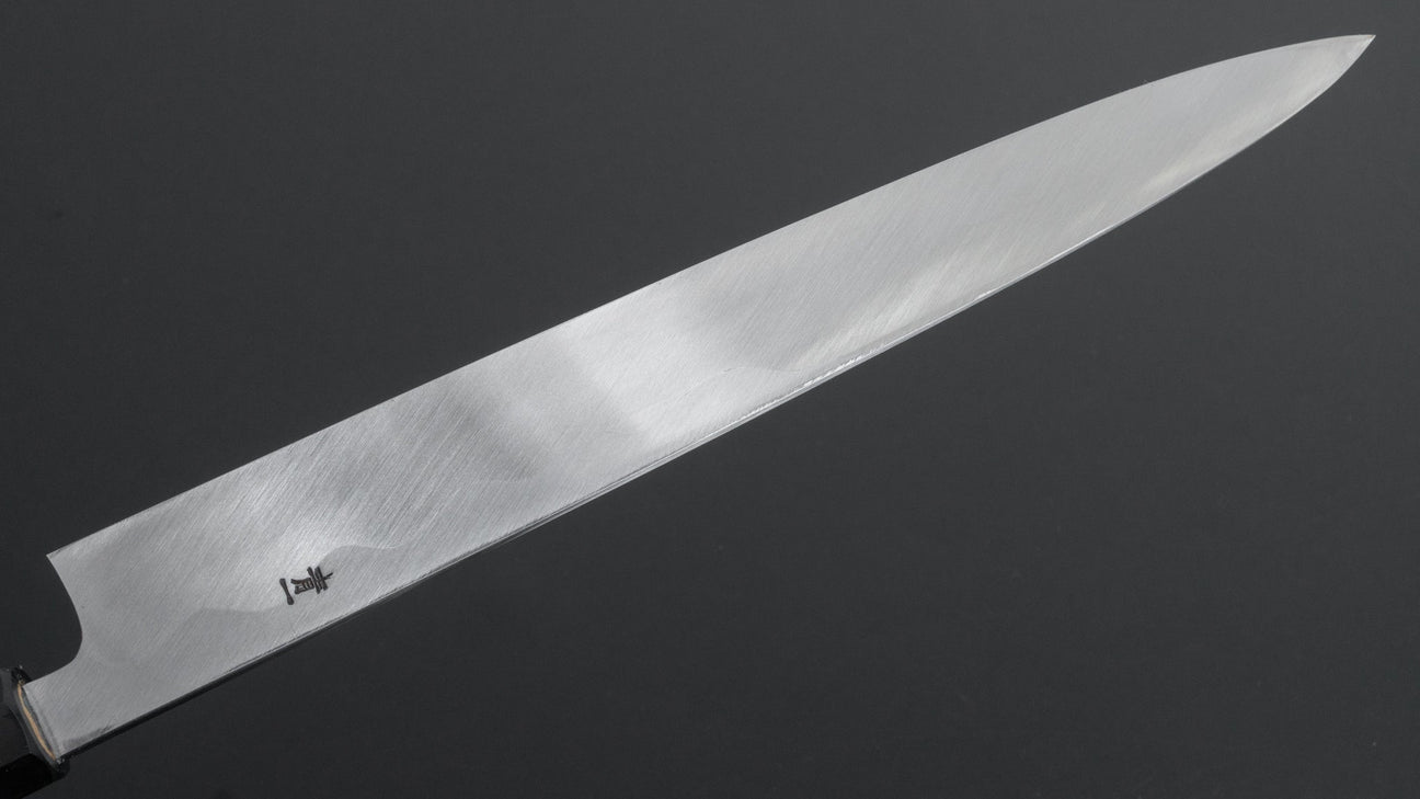 Hitohira Tanaka Mosuke Blue #1 Yanagiba 270mm Ho Wood Handle (Saya)