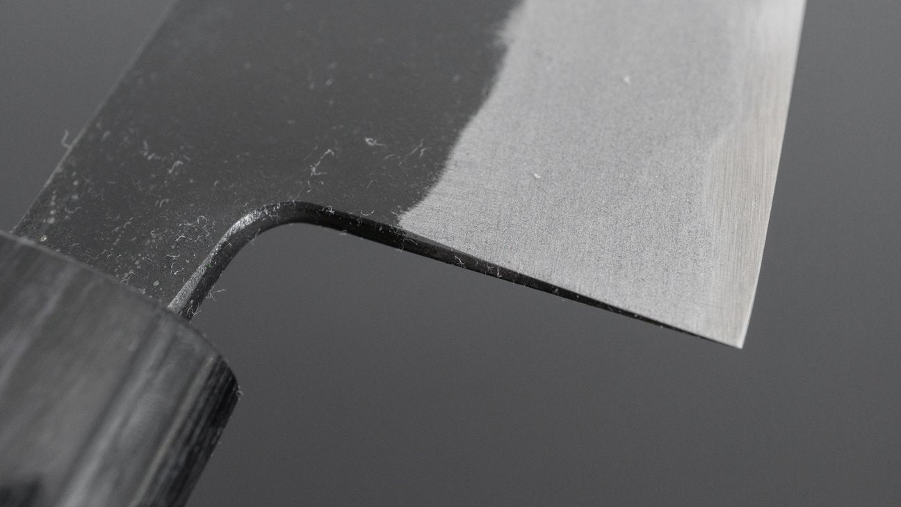 Hitohira MS Kurouchi Blue #2 Santoku 165mm Wood Handle