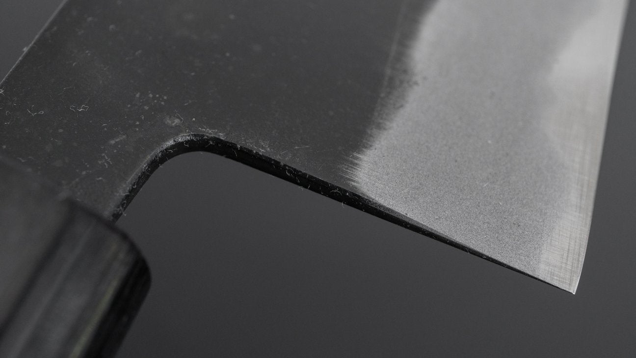 Hitohira MS Kurouchi Blue #2 Nakiri 165mm Rosewood Handle