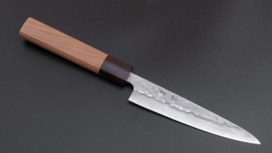 Hitohira Futana S3 Nashiji Petty 135mm Cherry Wood Handle