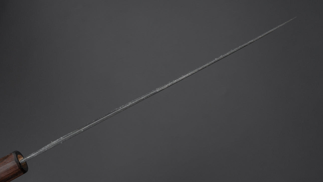 Hitohira Togashi Blue #2 Kurouchi Gyuto 240mm Cherry Wood Handle (Ebony End)