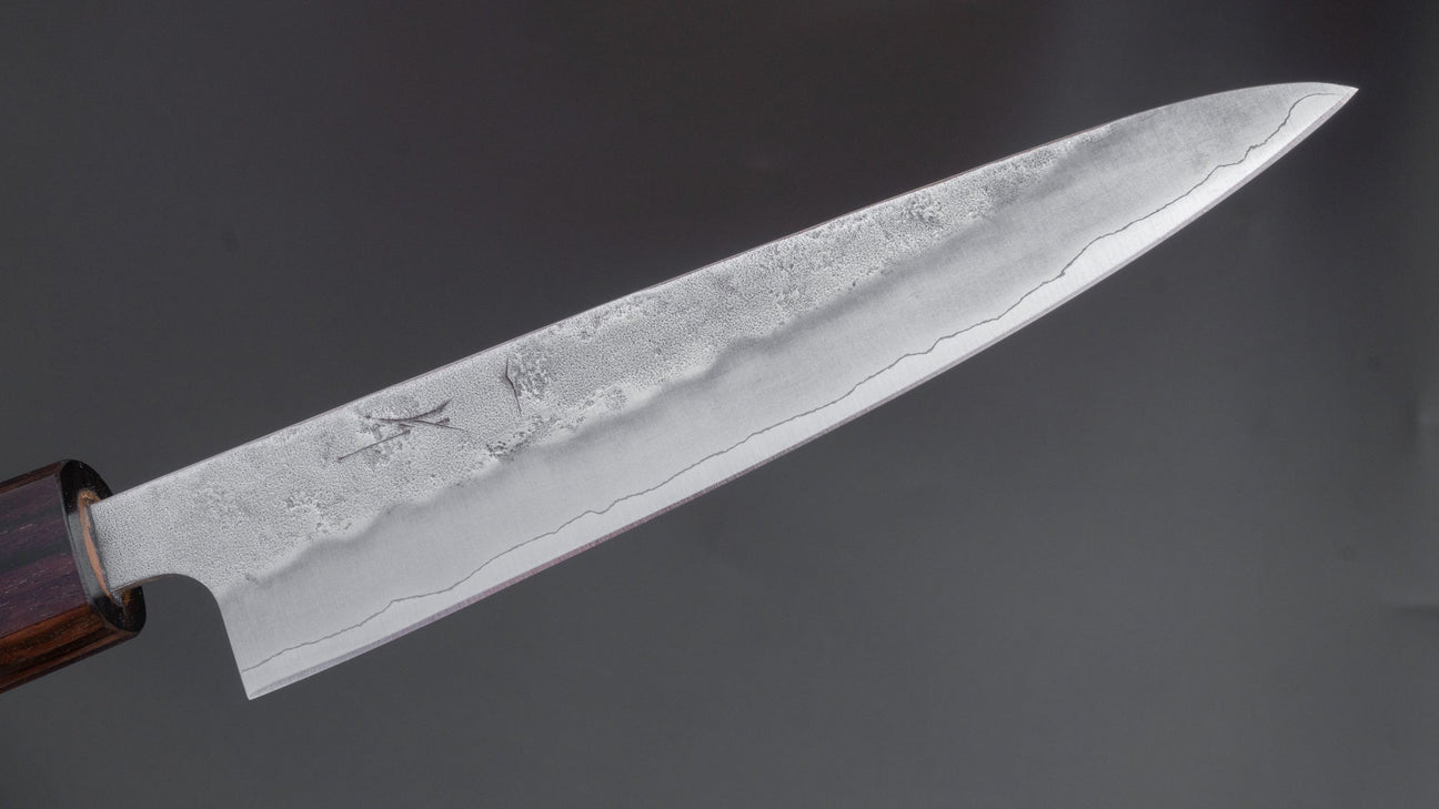Hitohira Futana S3 Nashiji Petty 135mm Cherry Wood Handle