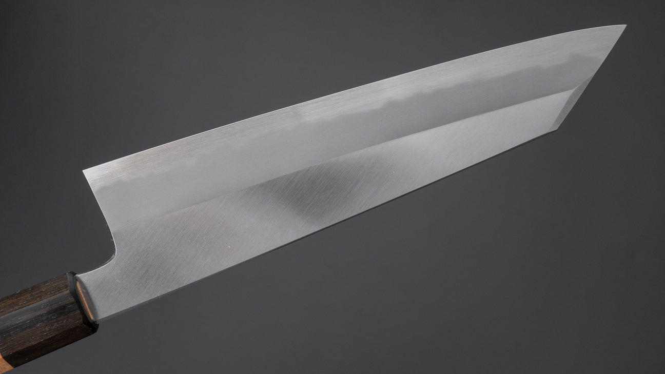 Hitohira Kikuchiyo Kyuzo White #2 Migaki Kiritsuke Gyuto 210mm Cherry Wood Handle