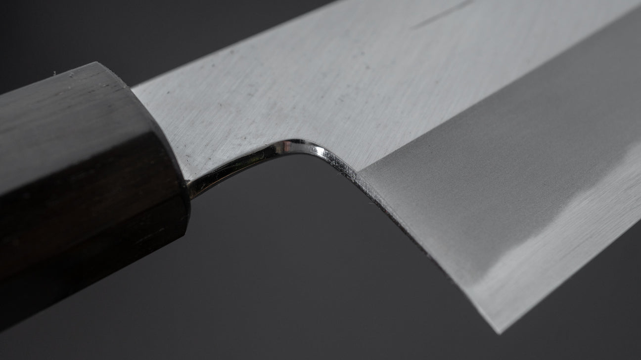 Hitohira Kikuchiyo Kyuzo White #2 Migaki Kiritsuke Gyuto 210mm Cherry Wood Handle