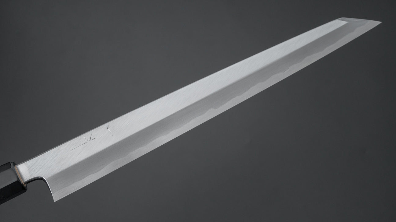 Hitohira Tanaka Mosuke Blue #1 Kiritsuke Yanagiba 300mm Ho Wood Handle (Saya)