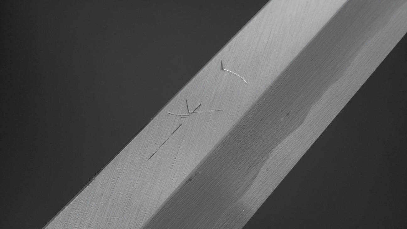 Hitohira Tanaka Mosuke Blue #1 Kiritsuke Yanagiba 300mm Ho Wood Handle (Saya)