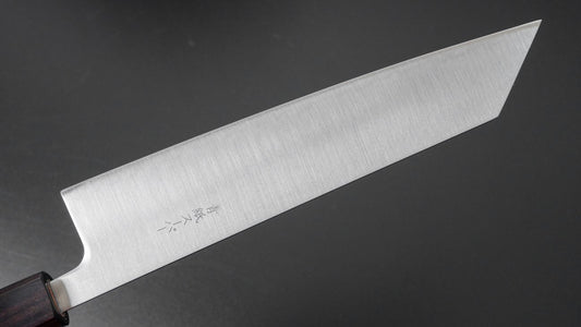 Hitohira Futana SB Migaki Kiritsuke Gyuto 210 mm kersenhouten handvat