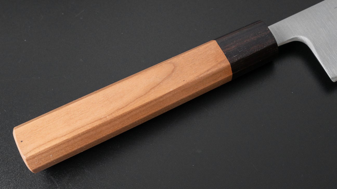 Hitohira Futana SB Migaki Kiritsuke Gyuto 210mm Cherry Wood Handle